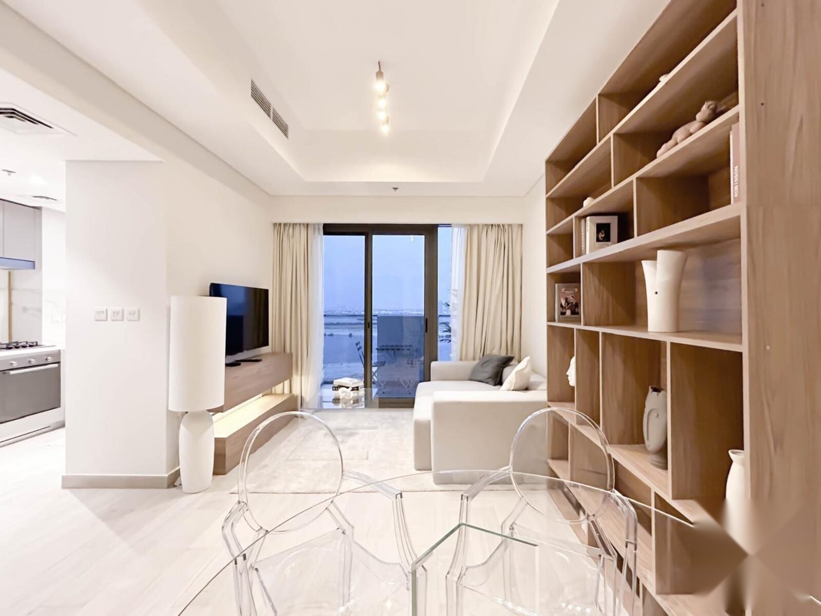 Furnished 1BR with creek view for sale, Fawad Azizi Residence, Al Jaddaf