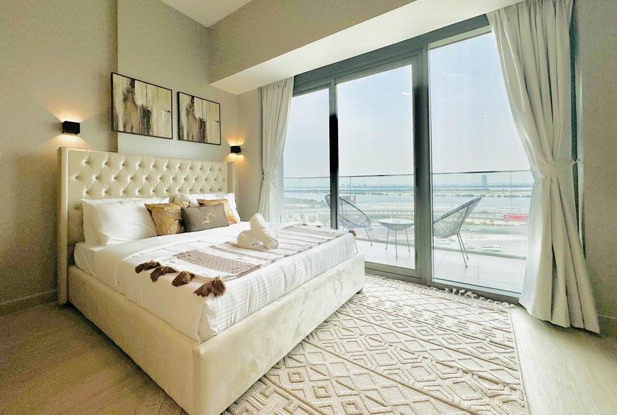 Furnished studio with balcony, Fawad Azizi Residence, Al Jaddaf